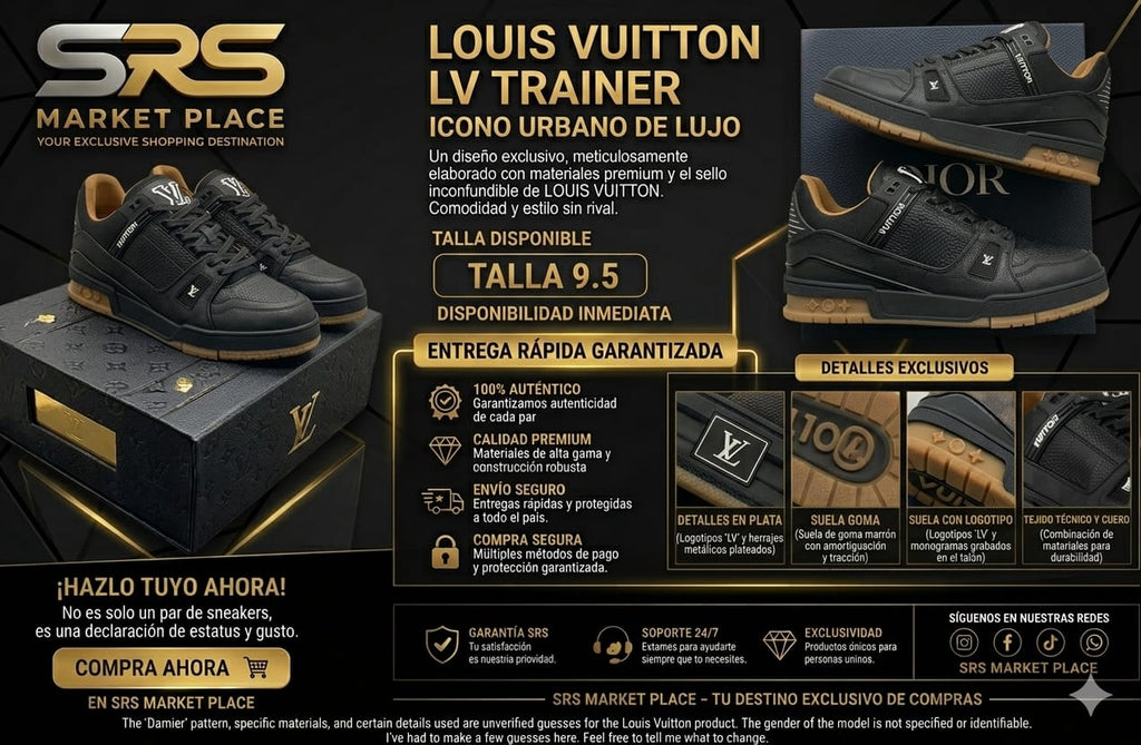 louis Vuitton lv trainer sneakers