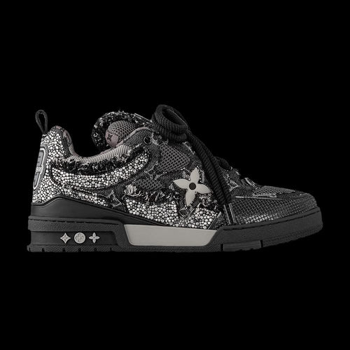 Louis Vuitton Skate Sneaker Black Swarovski Monogram