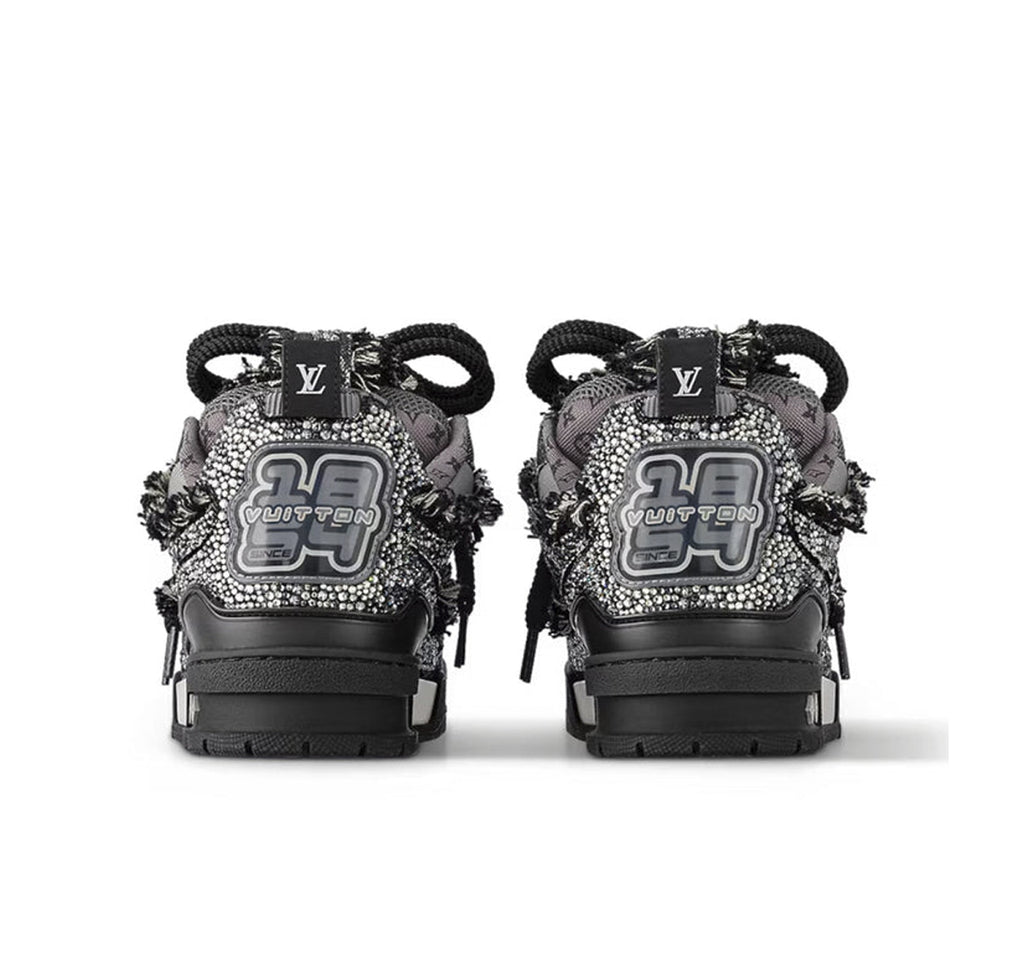 Louis Vuitton Skate Sneaker Black Swarovski Monogram