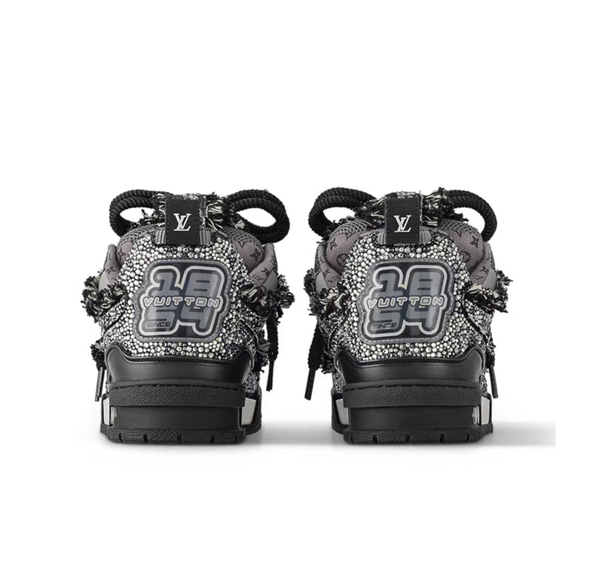 Louis Vuitton Skate Sneaker Black Swarovski Monogram